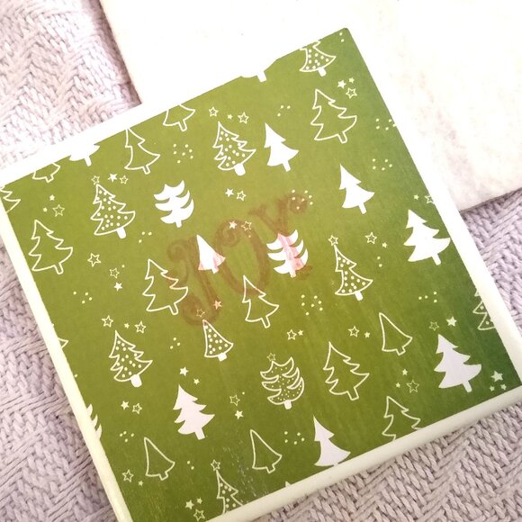 Holiday Coasters - Christmas Tree Themed - Picture 3 of 5